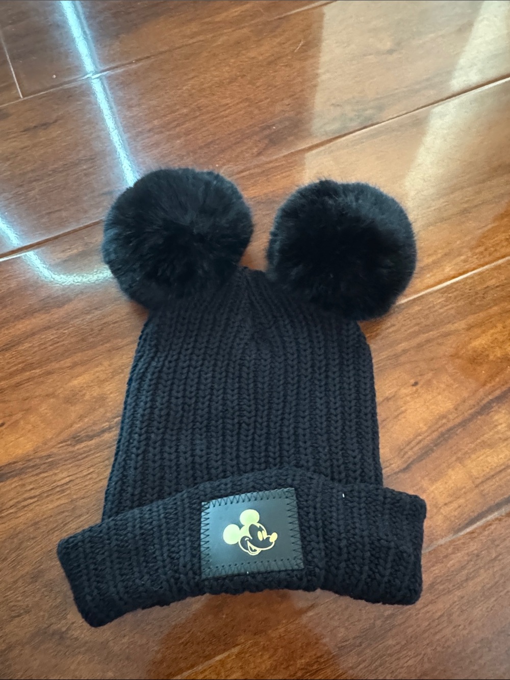 Adult Disneyland Beanie with removable Pom Poms -